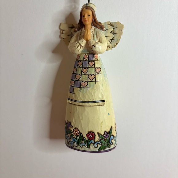Jim Shore Heartwood Creek Colorful Angel of Healing Nurse Christmas Ornament - Picture 2 of 10